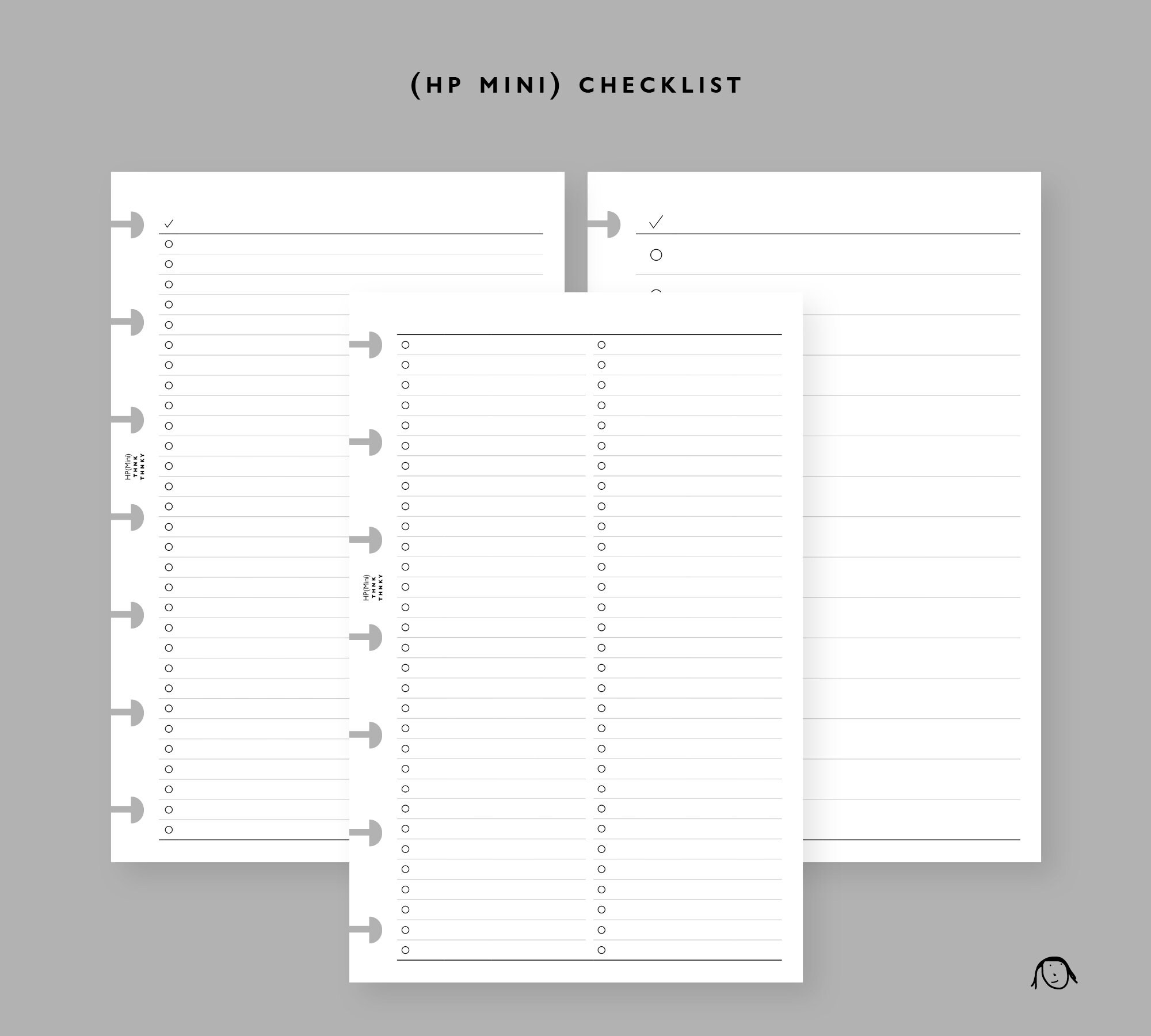HP Mini Size Printable Inserts Bundle 1 - Etsy