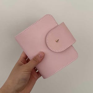 Ready to Ship: Mini 5 (20mm) ROSA - Limited Color / handmade leather planner cover / 2026 Refillable Planner Cover