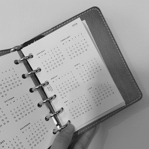 2026-2027 Pocket Planner Inserts: Printable Overview (PDF File)