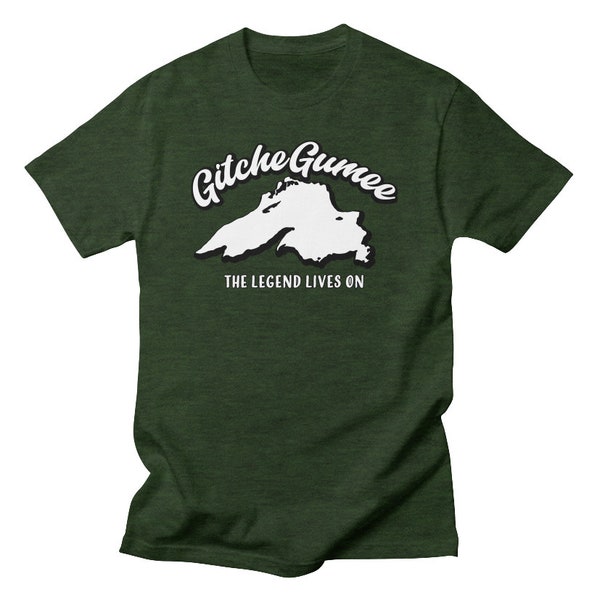 Gitche Gumee Lake Superior Great Lakes Michigan Shirt Wreck of the Edmund Fitzgerald Freighter