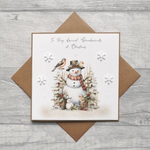 Cartão de Natal especial para avós, cartão de Natal personalizado Avós, Avó, Avô, Vovó, Vovô, Vovó, Vovô