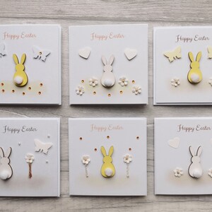 Biglietti di auguri di Pasqua, confezione da 6 biglietti di auguri di Pasqua, biglietti di auguri di Pasqua da 4 x 4 pollici, confezione di biglietti di Pasqua, confezione di biglietti di Pasqua per nipoti