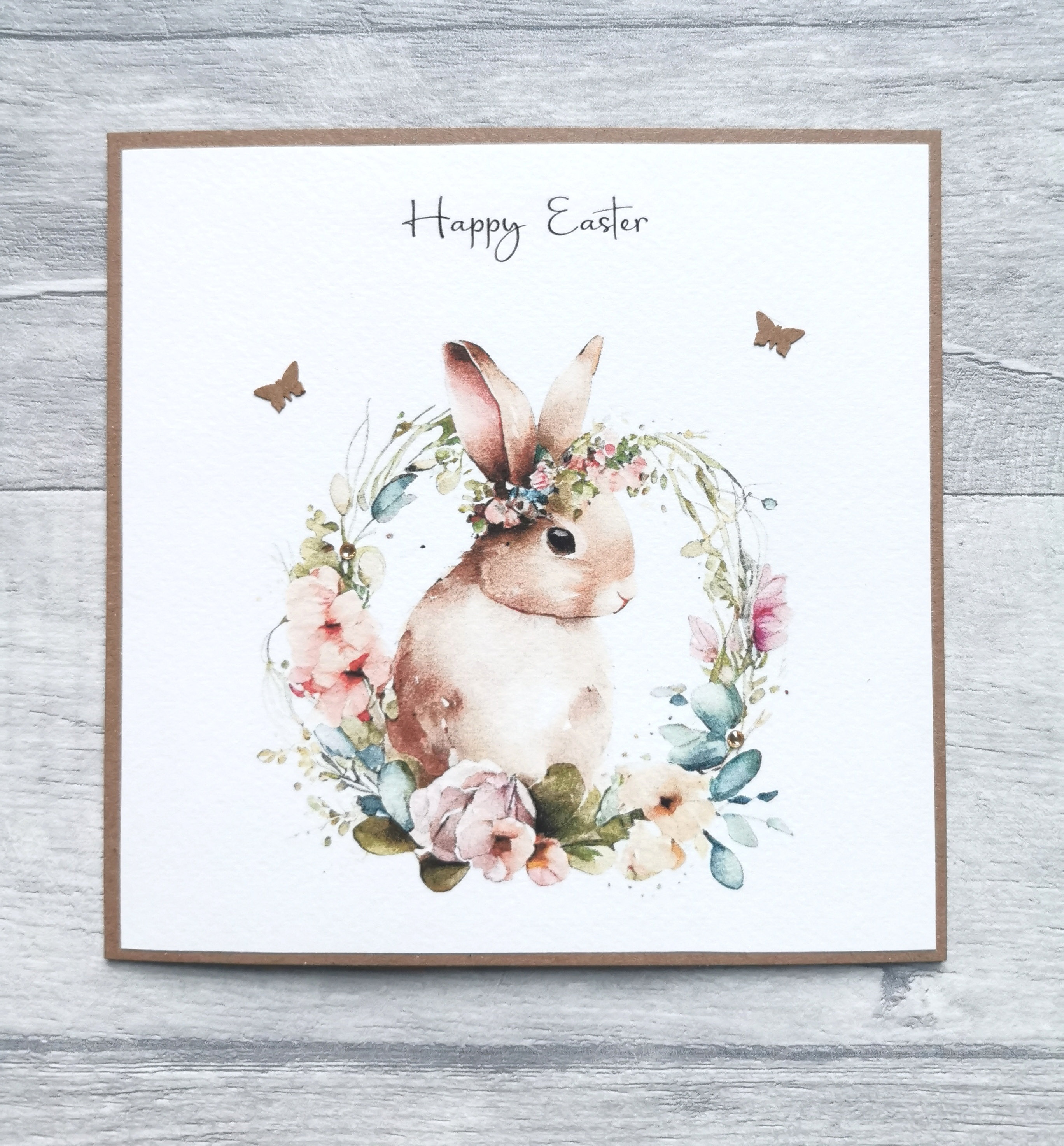 Handmade Easter Card, Easter Bunny Card, Personalised Easter Card - Etsy