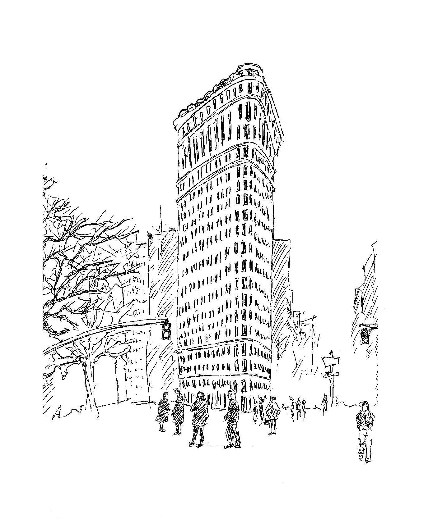 Flatiron Building Sketch flatiron-building-sketch