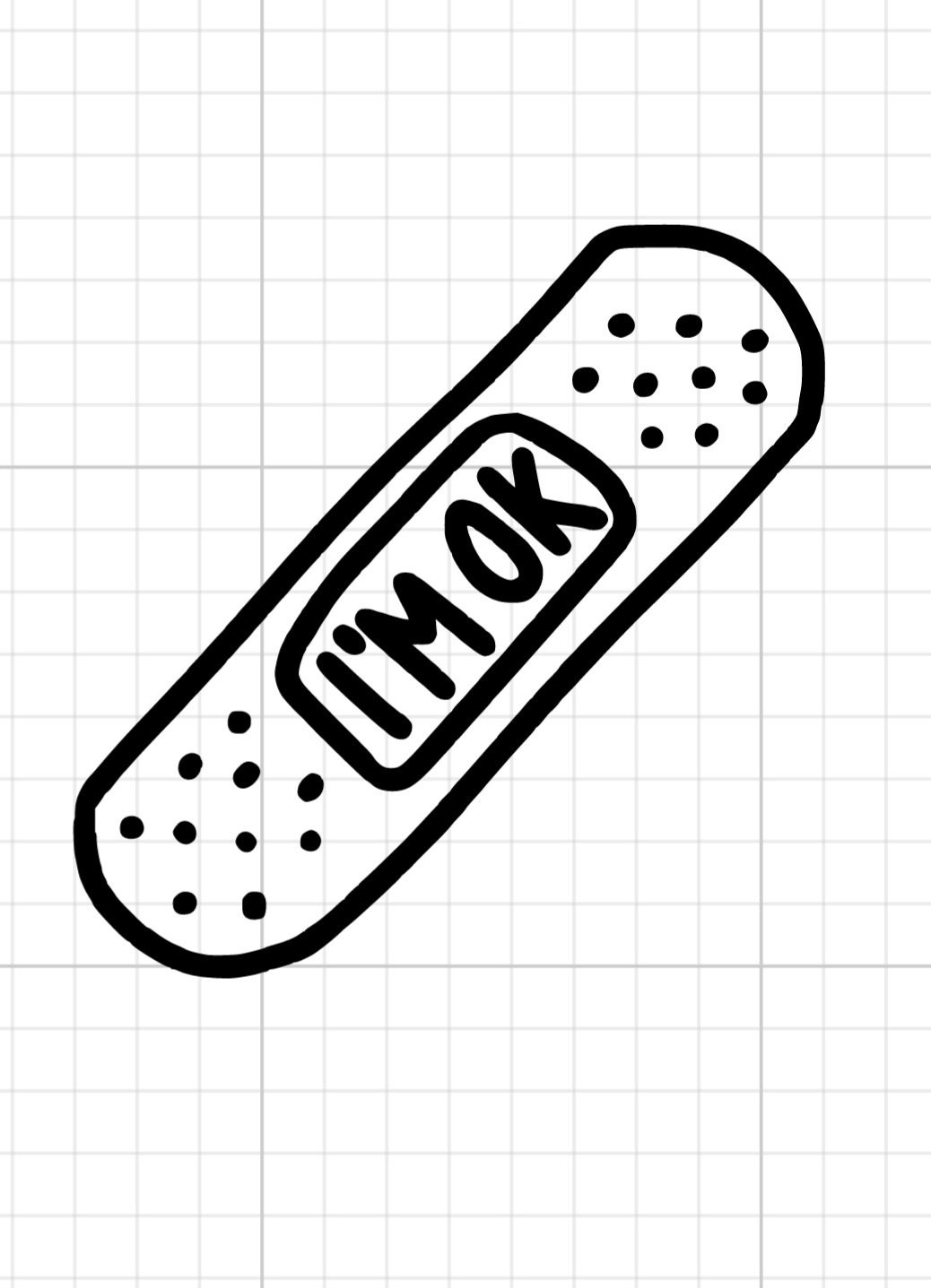 Bandaid for your Car Fix that Dent Funny Car Decal Sticker Etsy