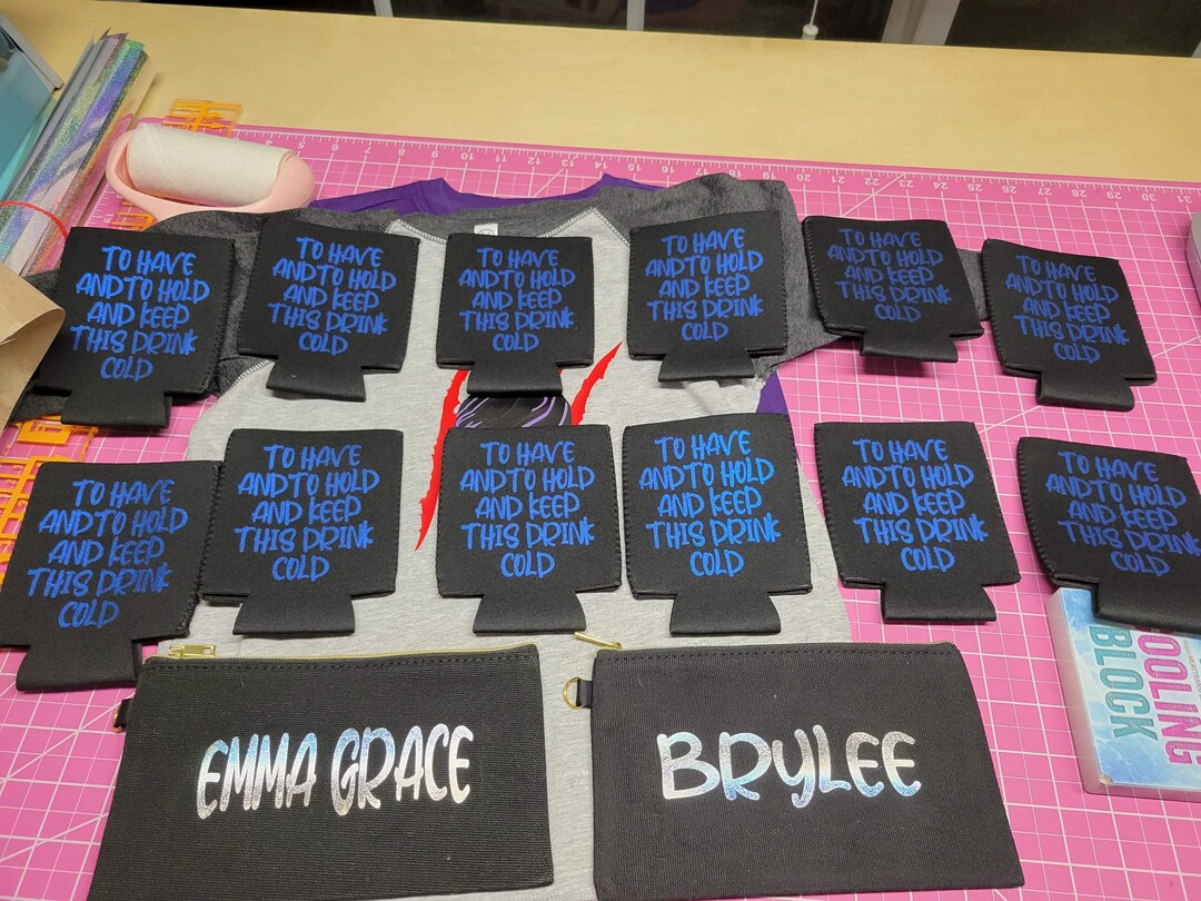 Card Cuzzies Personalized Koozies - Set of 2 - Etsy Australia