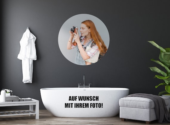 graffiti 3D illusion Circle round tunnel wallpaper hole in the wall 1 piece wall sticker subway 115 cm diameter