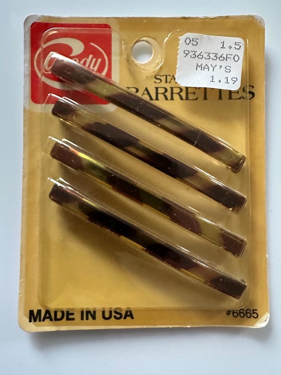 GOODY Vintage 3” Inch Nos Nib New Stay-tight Clasp 4 