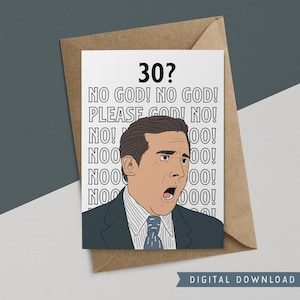 ACHETEZ-EN 1 OBTENEZ-EN 1 GRATUITEMENT ! Carte d'anniversaire imprimable - téléchargement immédiat - le cadeau de bureau - carte d'anniversaire drôle - carte de joyeux anniversaire - cartes de voeux