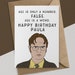 BUY 1 GET 1 FREE! Printable Birthday Card - Instant Download - Dwight ...