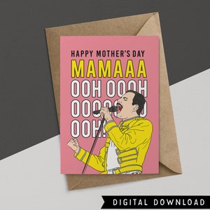 ACHETEZ-EN 1 OBTENEZ-EN 1 GRATUITEMENT ! Carte de fête des mères - Téléchargement instantané - Reine drôle - Carte de voeux drôle - Joyeuse fête des mamans - Cartes de voeux - Carte pour maman