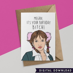 PAGHI 1 PRENDI 1 GRATIS! Biglietto d'auguri stampabile - Download istantaneo - Regalo Britney Spears - Biglietto d'auguri divertente - Biglietto di buon compleanno - Biglietto divertente