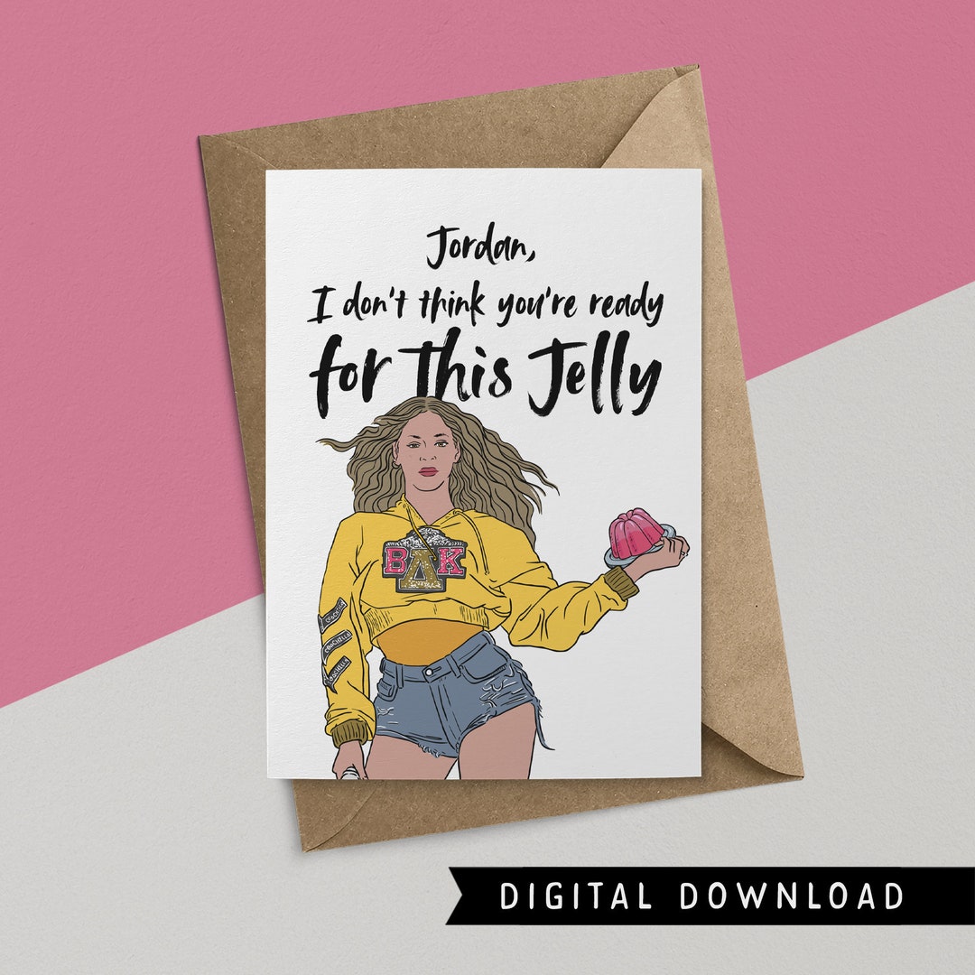 Funny Beyonce Valentine Card - I Don't Think You're Ready (digital ...