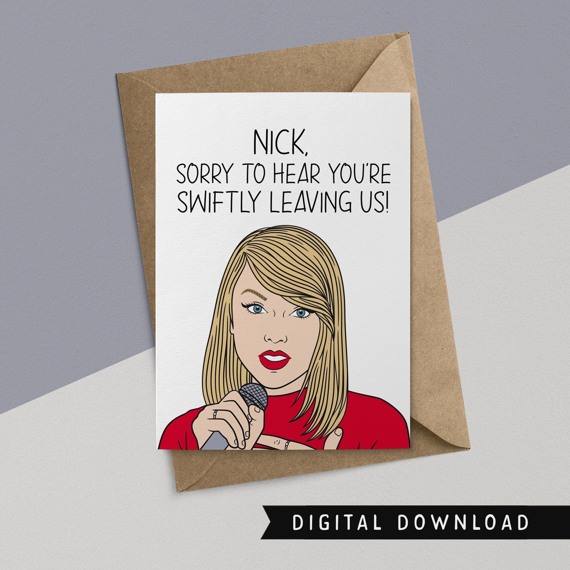 buy-1-get-1-free-printable-goodbye-instant-download-taylor-swift-funny-goodbye-card-coworker-card-greeting-cards-etsy for Free Printable Goodbye Cards For Coworkers BUY 1 GET 1 FREE! Printable Goodbye – Instant Download – Taylor Swift – Funny Goodbye Card – Coworker Card – Greeting Cards - Etsy for Free Printable Goodbye Cards For Coworkers