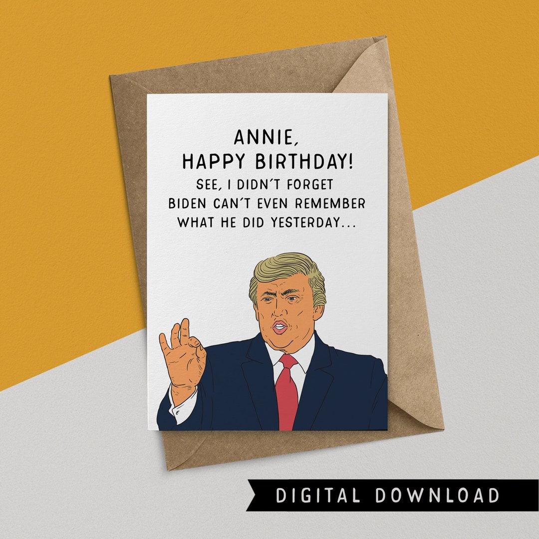 BUY 1 GET 1 FREE! Printable Birthday Card - Instant Download - Donald ...