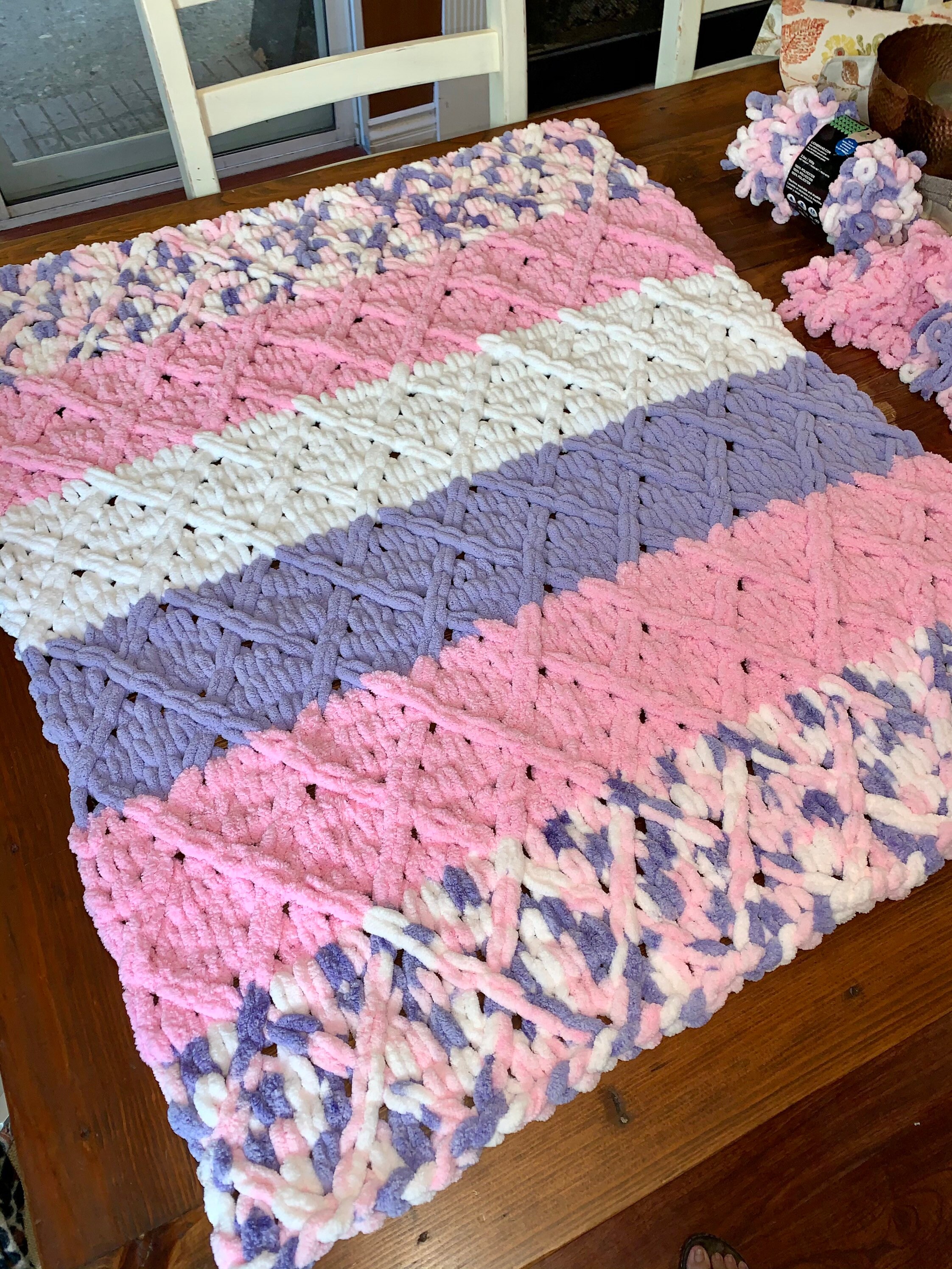 Hand Crocheted Baby Blankets Custom Made Handknitted Loop Etsy