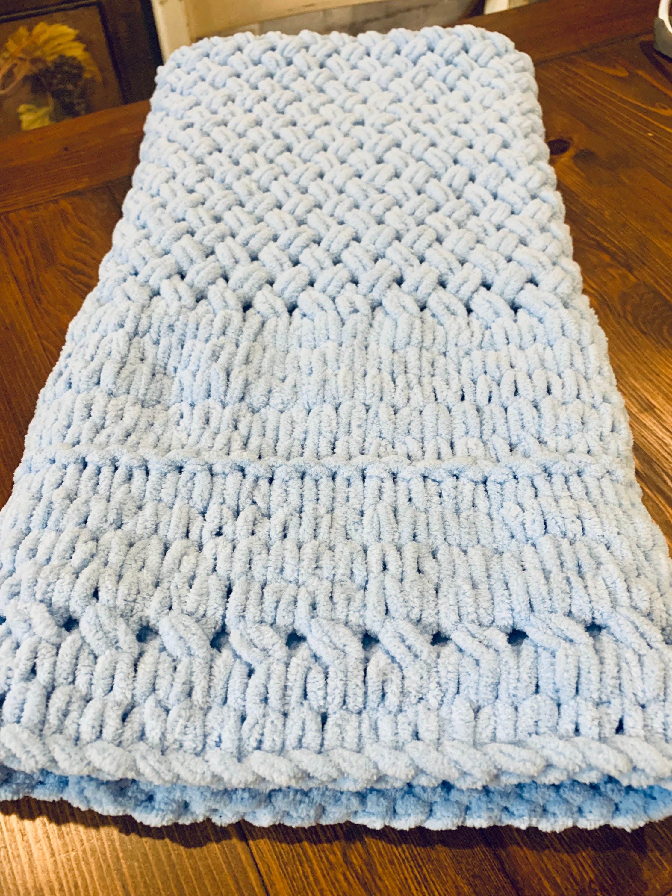 Hand Crocheted Baby Blankets Custom Made Handknitted Loop Etsy