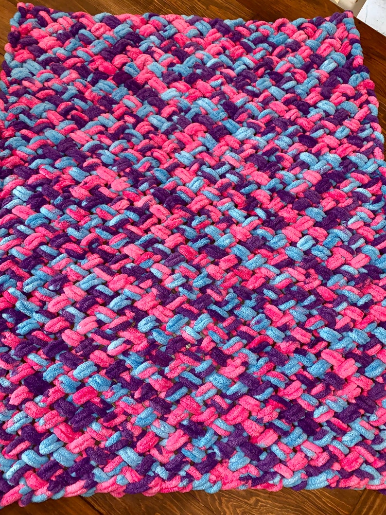 Hand Crocheted Baby Blankets Custom Made Handknitted Loop Etsy