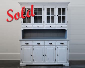 SOLD OUT!! Do not purchase. This item is no longer available. Farmhouse Hutch / Cabinet