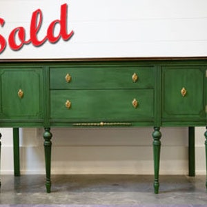 SOLD OUT!! Do not purchase. This item is no longer available. Antique Hepplewhite Buffet