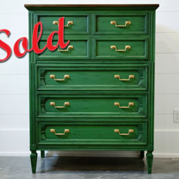 SOLD OUT!! Do not purchase. This item is no longer available. Antique Italian Provincial Chest of Drawers