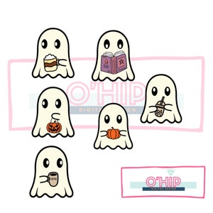 Cute Ghost Halloween Bundle Stay Spooky SVG