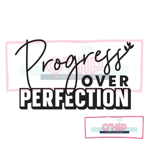 Progress Over Perfection svg, Teacher life svg, Teacher Quotes shirt gift svg, png, dfx, Cricut cut file.