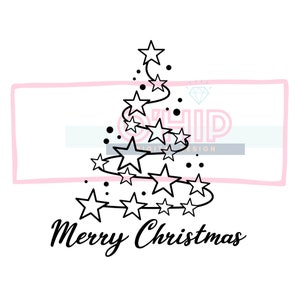 Frohe Weihnachten SVG, Weihnachtsbaum, Schild, Winter SVG, Stern, Weihnachten svg, Urlaub svg, geschnittene Datei für Cricut, Silhouette
