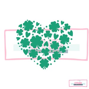 Clover Leaf SVG, Shamrock SVG, Heart svg, St. Patrick&#39;s Day SVG, Irish svg, Clover svg, Saint Patrick&#39;s Day, Lucky svg, Cut File for Cricut