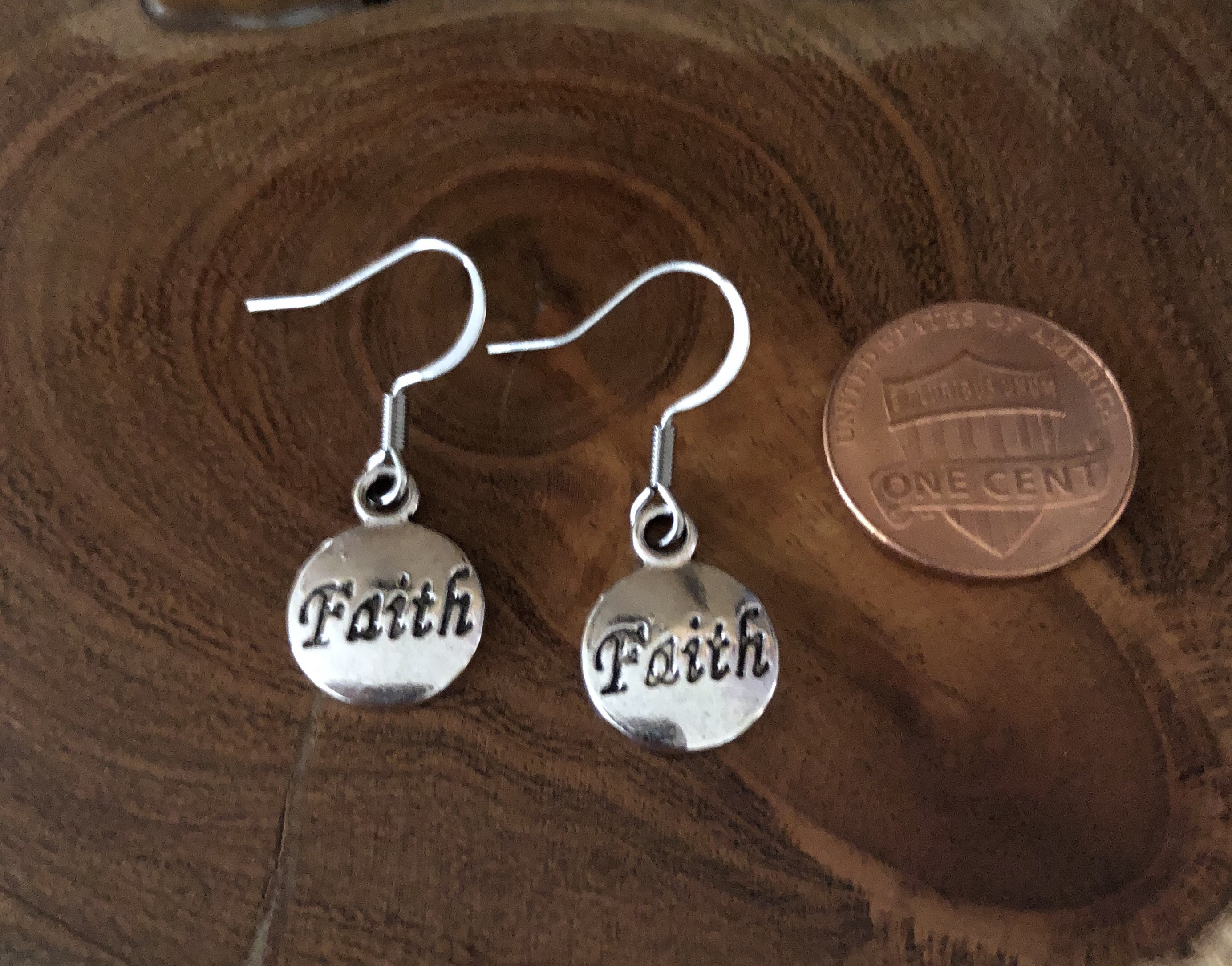 Faith Inspired Earrings Etsy