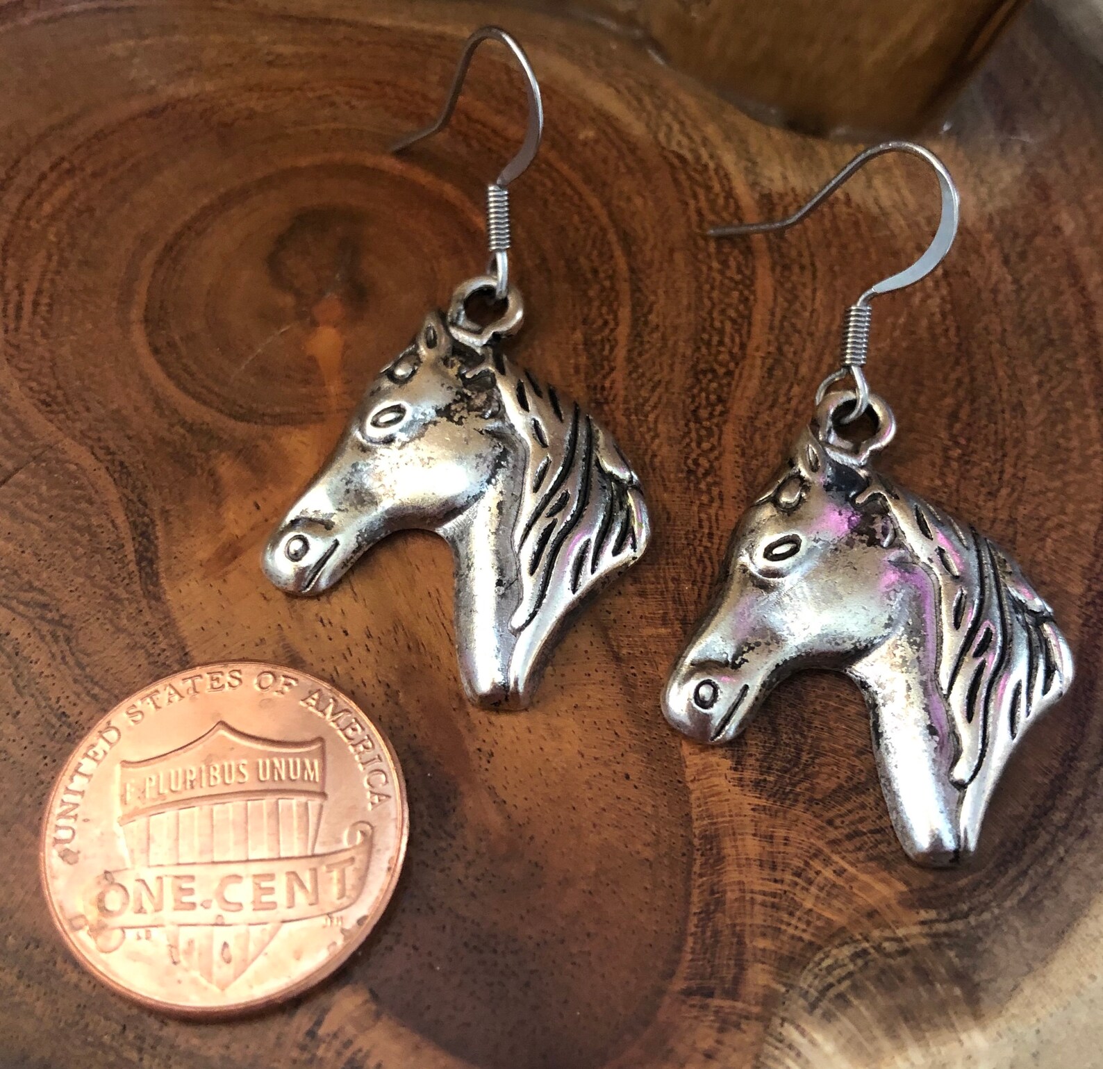 Horse Head Earrings Etsy