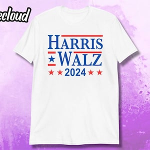 Harris Walz 2024 Campaign T-Shirt | election shirt, democrat shirt, kamala shirt, usa election, harris voter shirt, harris walz shirt