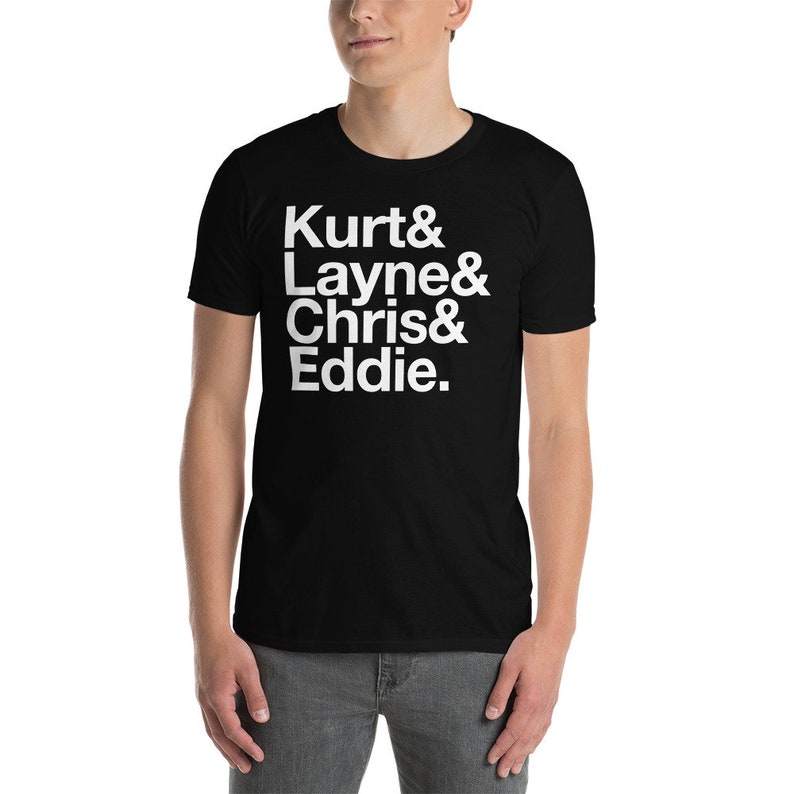 Grunger List Unisex T-Shirt | seattle shirt, grunge music, grunge gift, kurt shirt, cobain, staley, vedder, cornell, alt rock, 90s, nineties