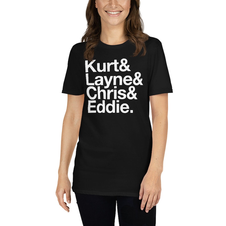 Grunger List Unisex T-Shirt | seattle shirt, grunge music, grunge gift, kurt shirt, cobain, staley, vedder, cornell, alt rock, 90s, nineties