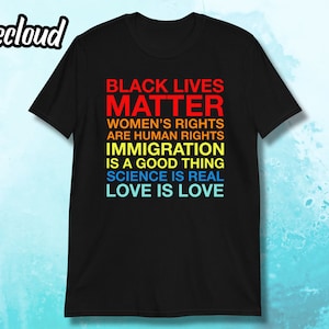 Koszulka BLM Immigration Is A Good Thing Unisex | koszulka black lives matter, koszulka blm, koszulka science is real, koszulka love is love, równość