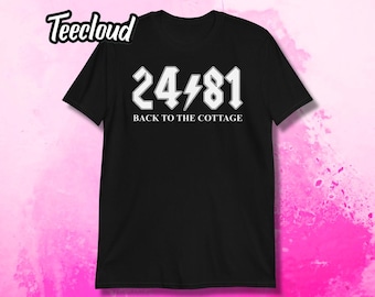 24 / 81 Rock Band Logo T-Shirt | ice hockey shirt, heated rivalry shirt, hollanov shirt, cottage shirt,