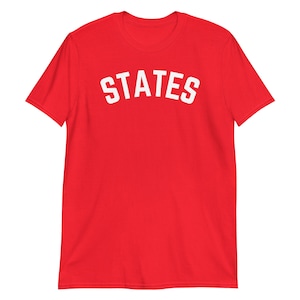 STATES USA Soccer T-Shirt | football shirt, World Cup shirt, usa football tshirt, soccer shirt, usmnt