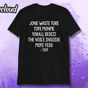 Jone Waste Yore Toye Monme Funny Miss You Pop Punk Lyrics T-Shirt | funny shirt, pop punk shirt, emo shirt, funny pop punk gift, emo gifts