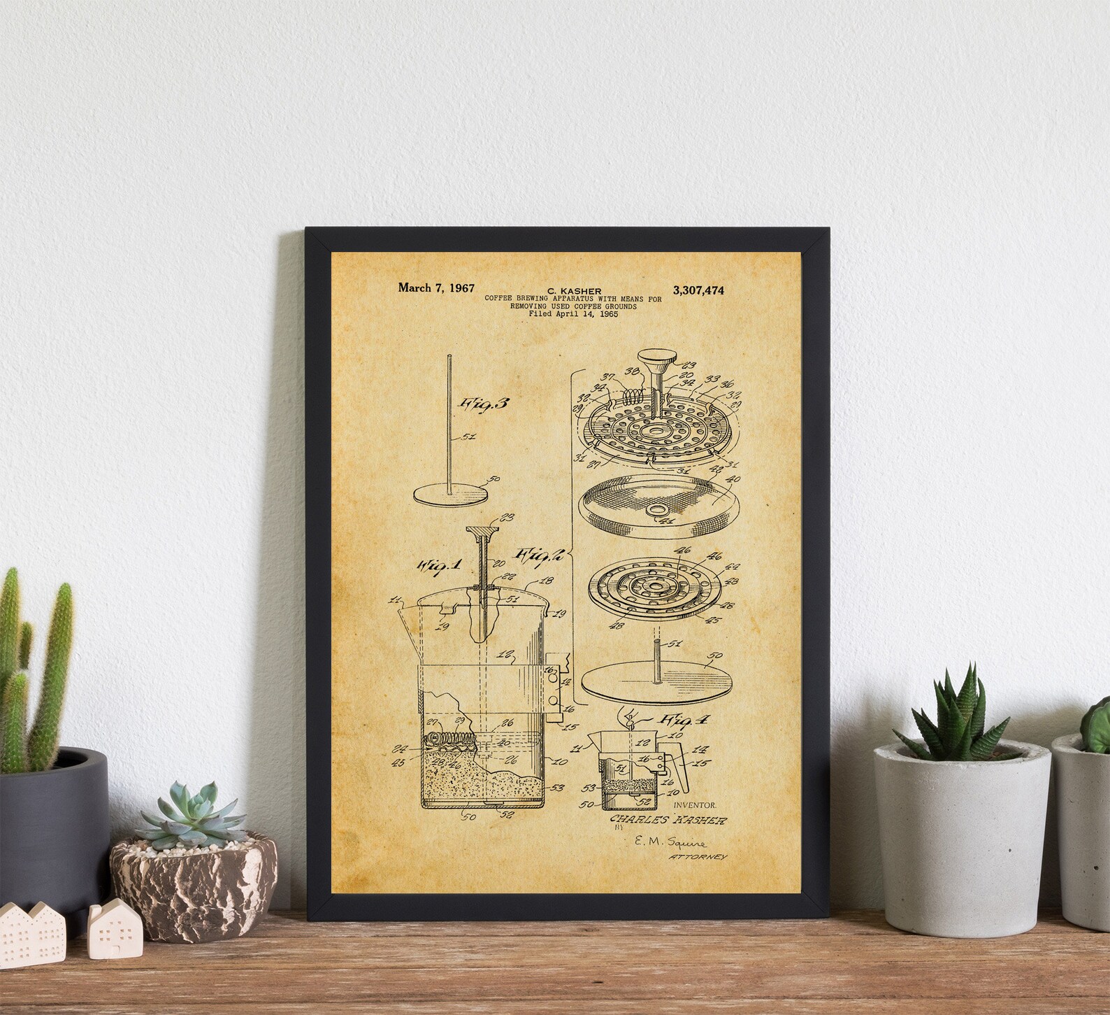 Coffee Brewing Apparatus Patent Print Digital Download Etsy