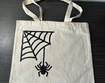 Spider Web Kids Tote Candy Bag With Or Without Name