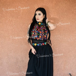 Mexican Floral 2 Piece Dress