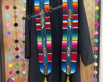Mexican Sarape Graduation Stoles- Stoles for Men- Mexican Graduation Stoles