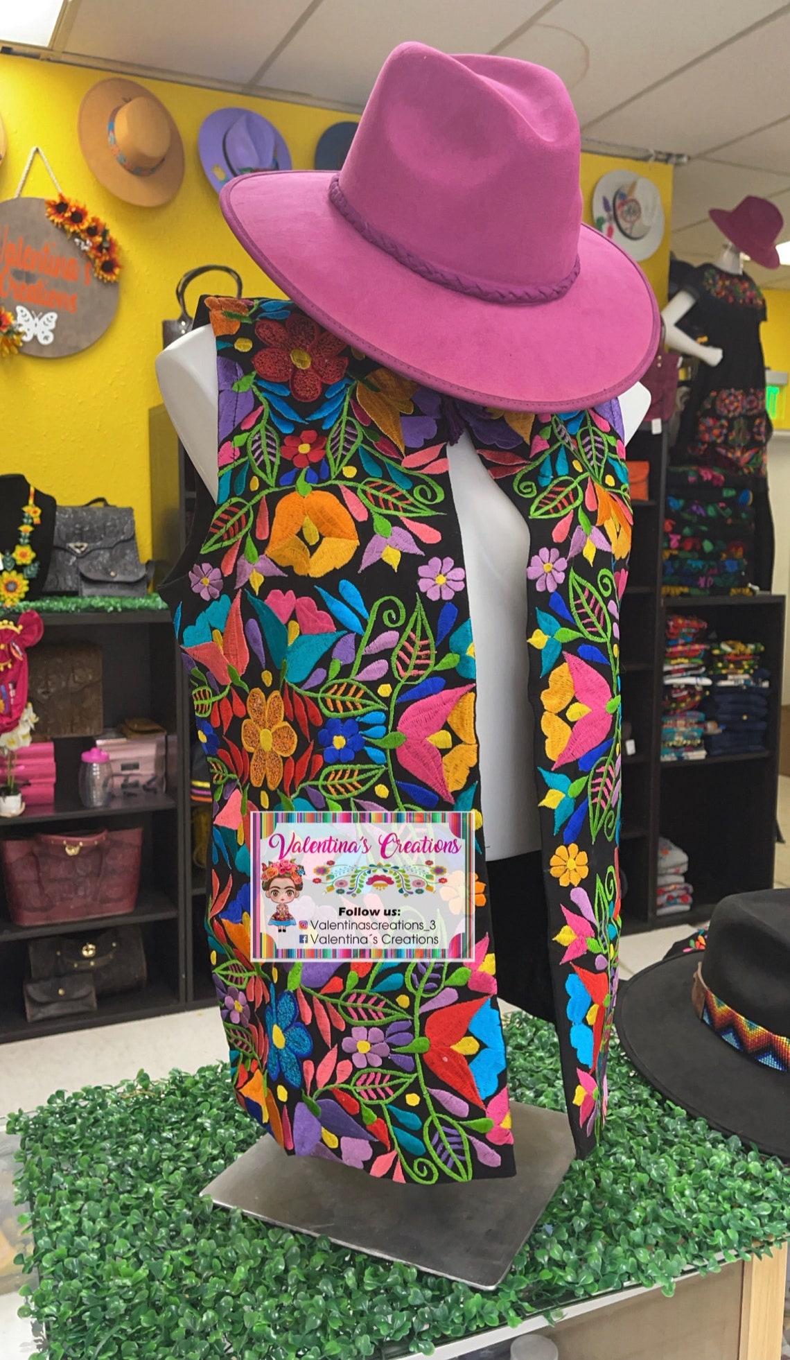 Embroidered Mexican Vests Etsy