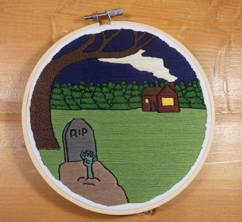 Digital Download Embroidery Template of Lyric Illustration for Etsy