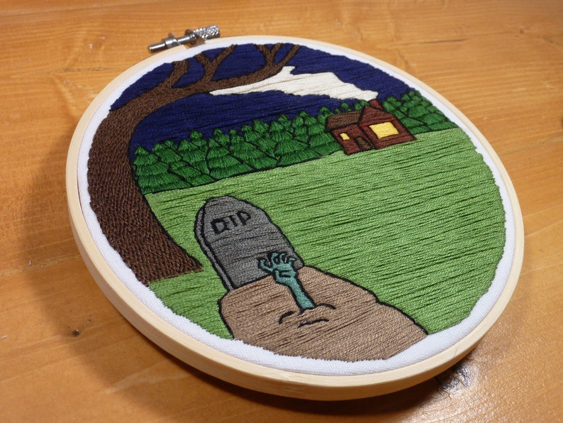 Digital Download Embroidery Template of Lyric Illustration for Etsy