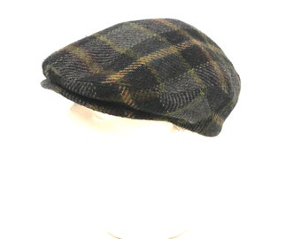 Vintage Tartan Peaky Blinders Style Tweed Flat Cap