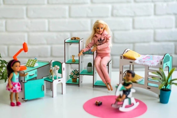 Kids room set for doll Doll house 