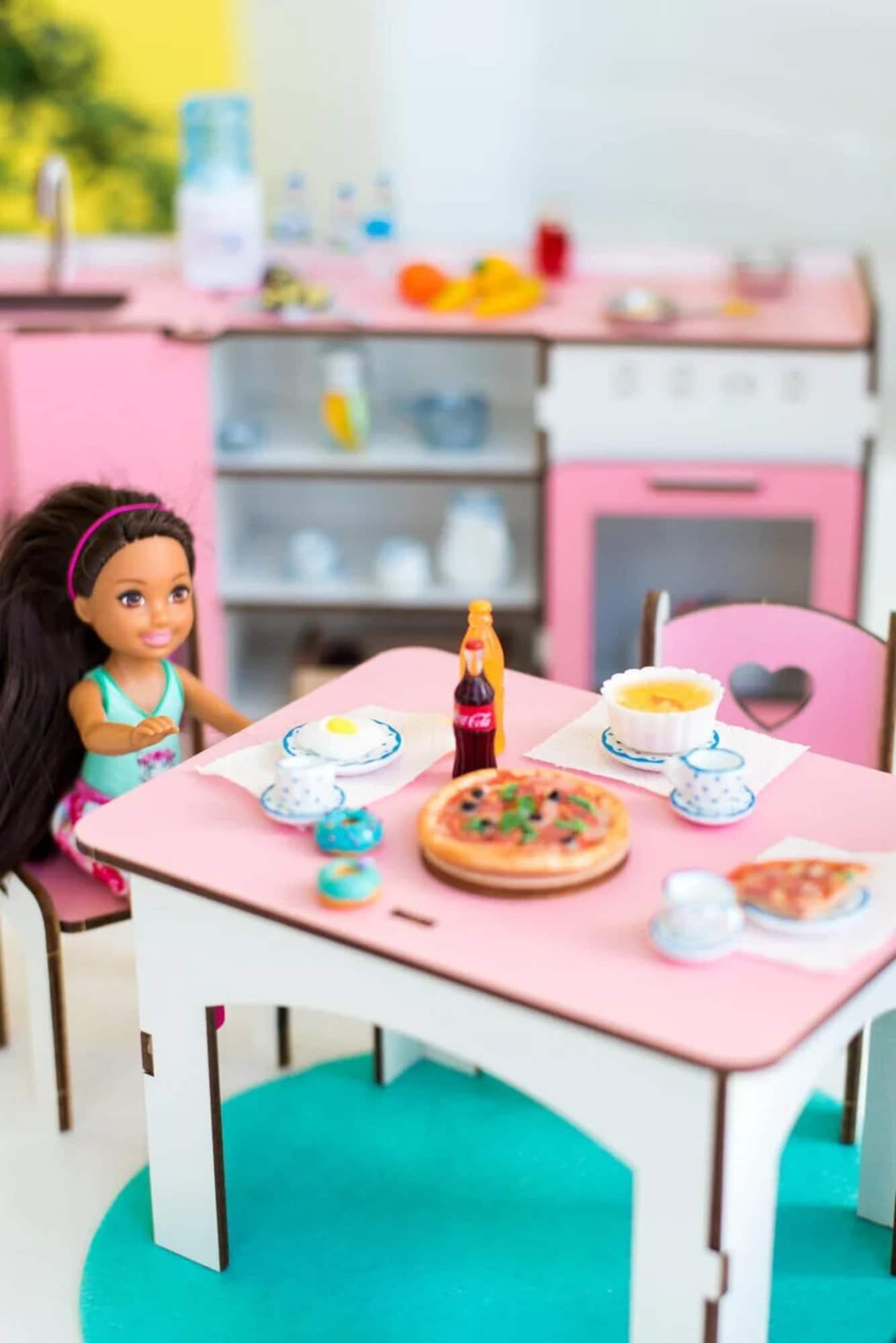 Kitchen set furniture Doll house accessories Furniture for Etsy