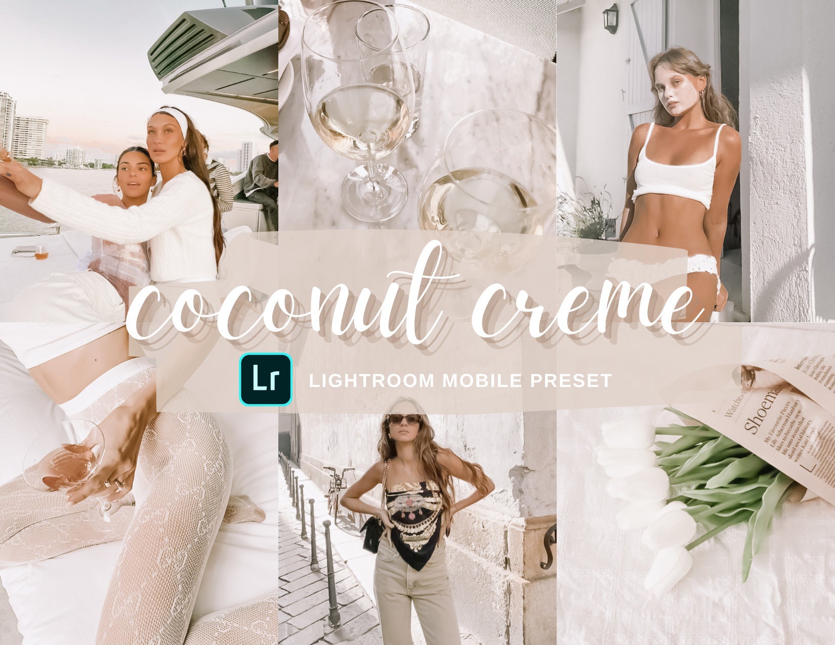 Lightroom Mobile Presets For iPhone & Android Coconut Creme Cream Pho…