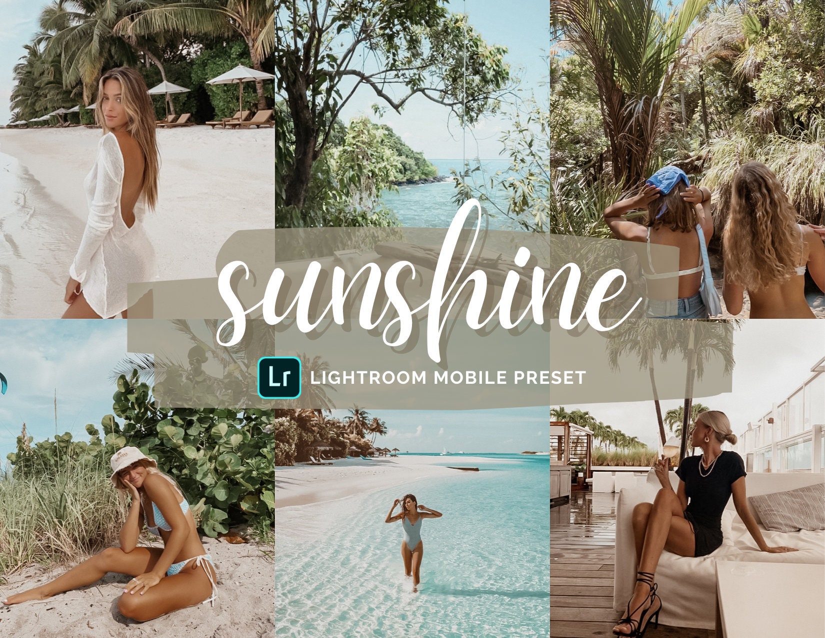 Lightroom Mobile Preset, Bright Summer Filter, Vibrant Spring, Beach …